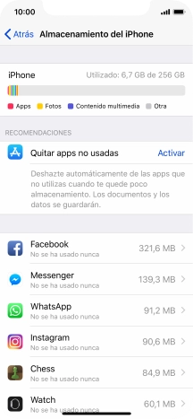 Pulsa la app deseada.