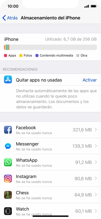 Pulsa la app deseada.