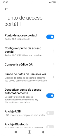 Pulsa la tecla de inicio para terminar y regresar a la pantalla de inicio.