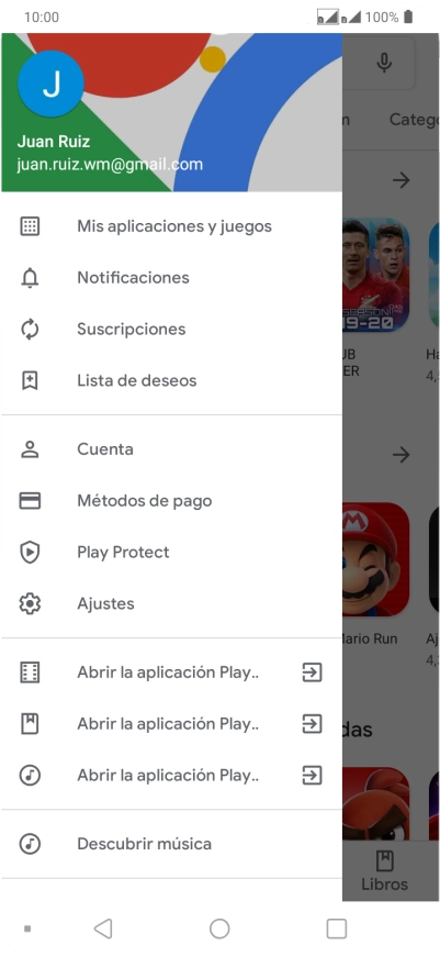 Pulsa Mis aplicaciones y juegos.