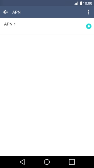 Pulsa el icono de menú.