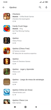 Pulsa la app deseada.