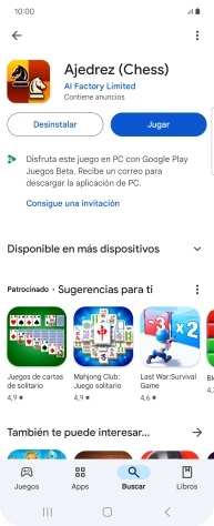 Pulsa la tecla de inicio para terminar y regresar a la pantalla de inicio.