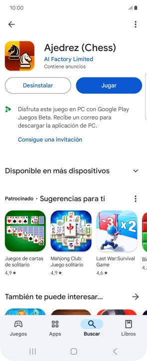 Pulsa la tecla de inicio para terminar y regresar a la pantalla de inicio.