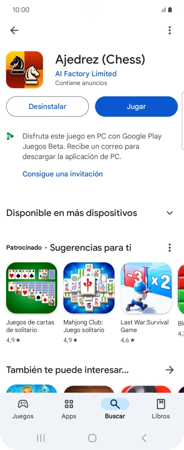 Pulsa la tecla de inicio para terminar y regresar a la pantalla de inicio.