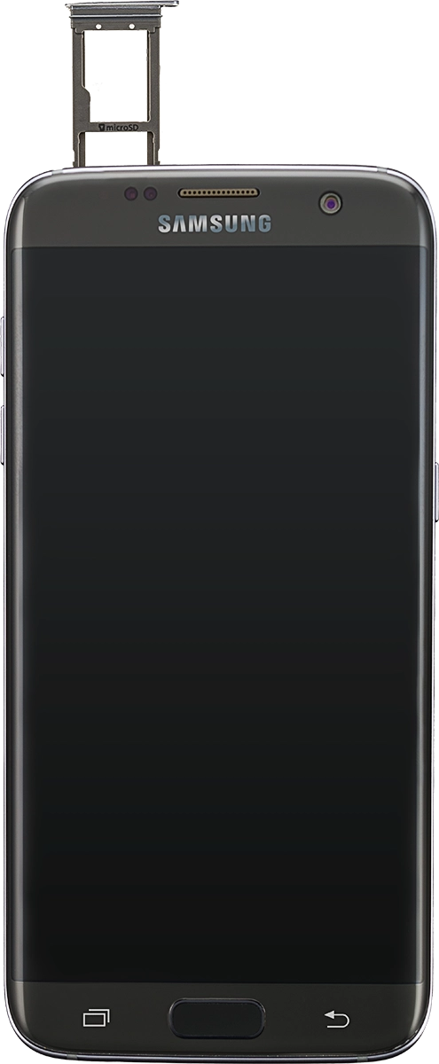 Retira el contenedor de la tarjeta SIM del teléfono.