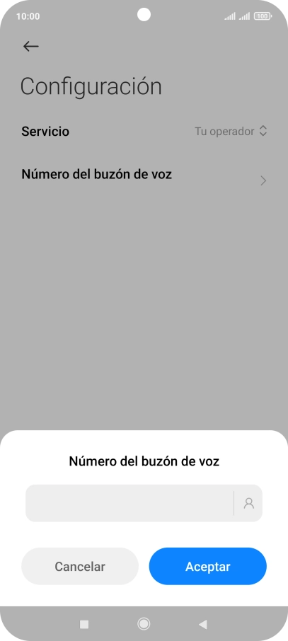 Introduce 22177 y pulsa Aceptar.