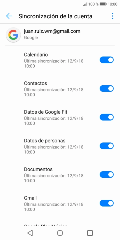 Pulsa la tecla de inicio para terminar y regresar a la pantalla de inicio.