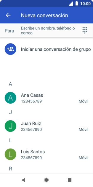 Pulsa en el campo junto a Pulsa en el campo junto a