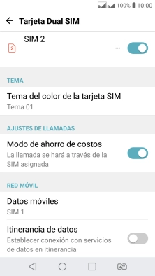 Pulsa el indicador junto a 