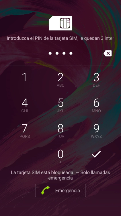 Si lo solicita el teléfono, introduce el código PIN y pulsa el icono de aceptar. Si lo solicita el teléfono, introduce el código PIN y pulsa el icono de aceptar.