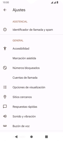 Pulsa Cuentas de llamada.