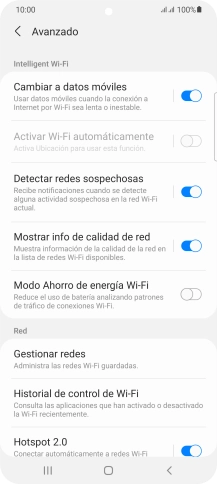 Pulsa el indicador junto a 