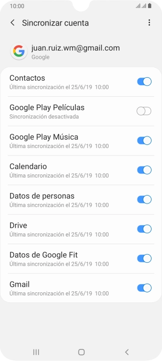 Pulsa la tecla de inicio para terminar y regresar a la pantalla de inicio.