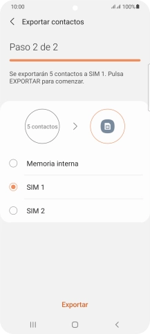 Pulsa Exportar. Pulsa Exportar.