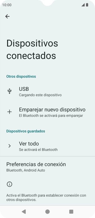 Pulsa Emparejar nuevo dispositivo. Pulsa Emparejar nuevo dispositivo.