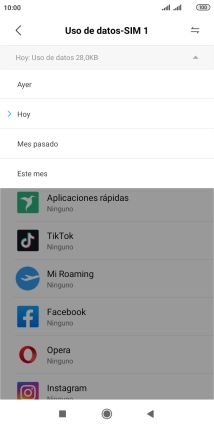 Pulsa el ajuste deseado.