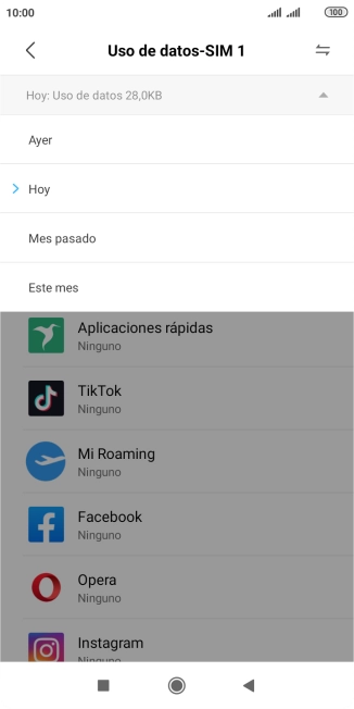 Pulsa el ajuste deseado.