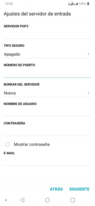 Pulsa la lista desplegable bajo 