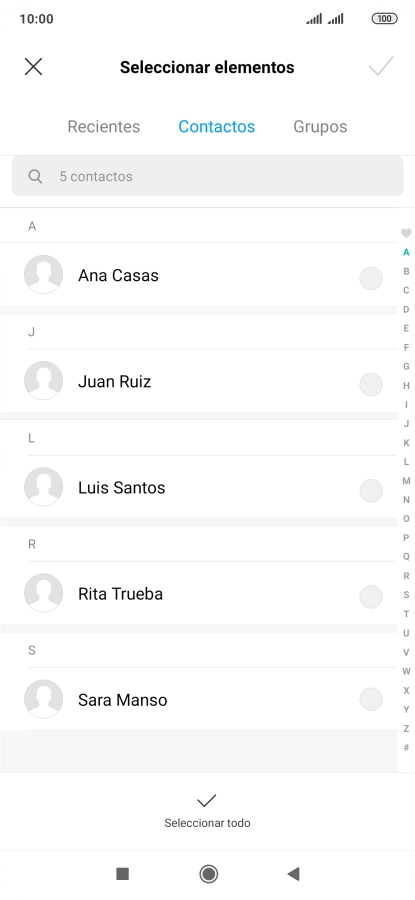 Pulsa Seleccionar todo. Pulsa Seleccionar todo.