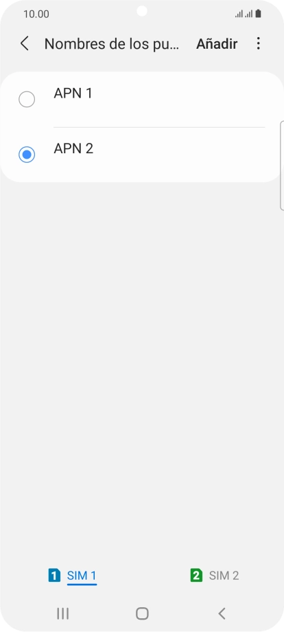 Pulsa la tecla de inicio para terminar y regresar a la pantalla de inicio.