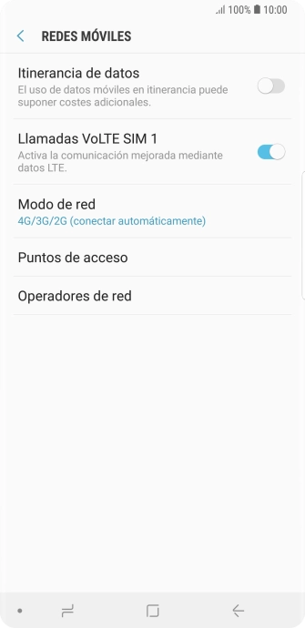 Pulsa el indicador junto a 