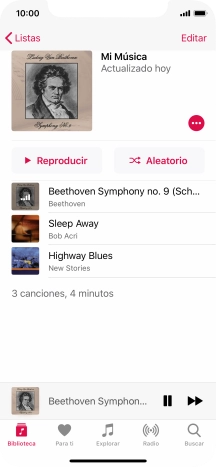 Pulsa el título de la canción.