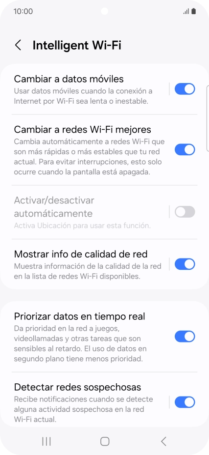Pulsa el indicador junto a 