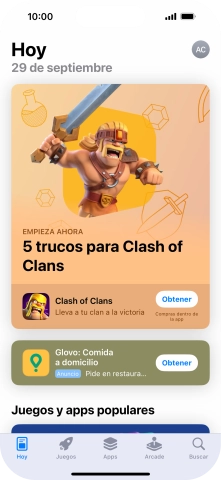 Pulsa Buscar.
