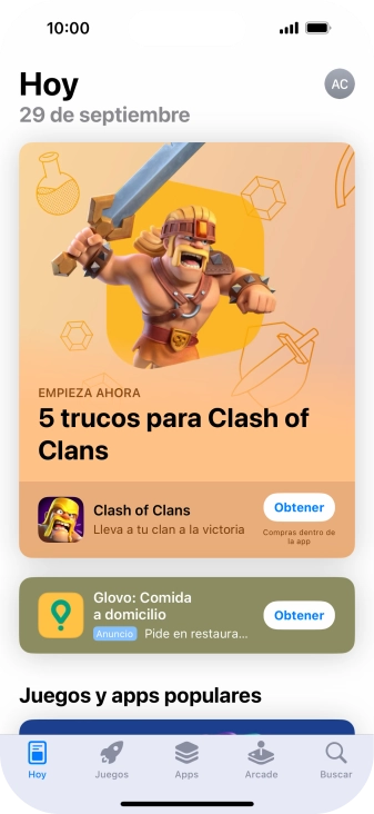 Pulsa Buscar.
