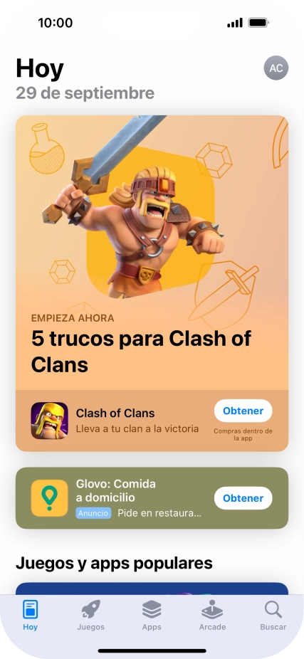 Pulsa Buscar.