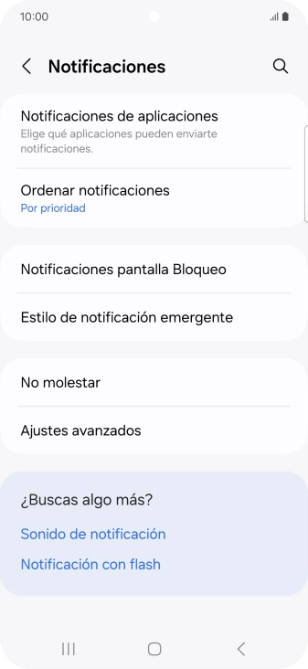 Pulsa Notificaciones de aplicaciones. Pulsa Notificaciones de aplicaciones.