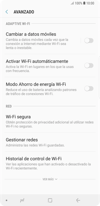 Pulsa el indicador junto a 