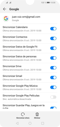 Pulsa la tecla de inicio para terminar y regresar a la pantalla de inicio.
