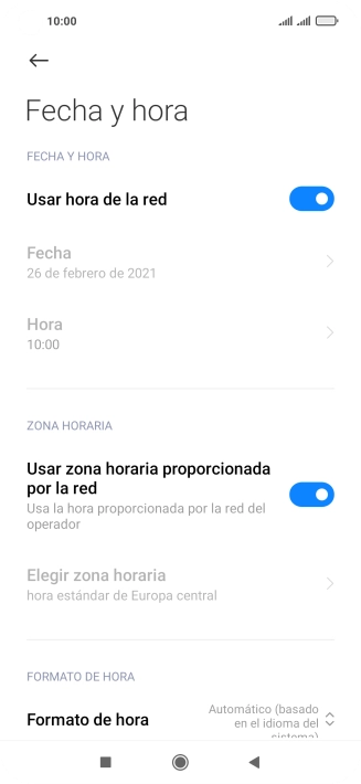Pulsa el indicador junto a 