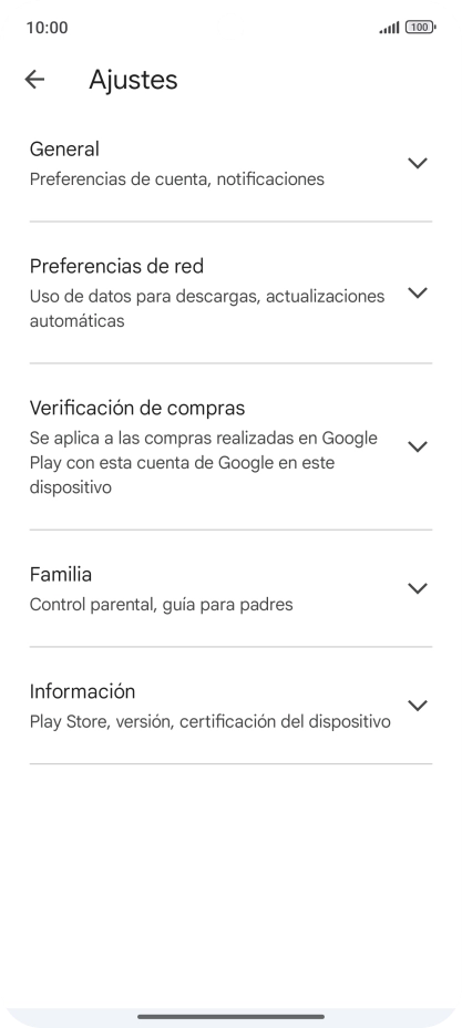 Pulsa Preferencias de red.