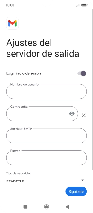 Pulsa el indicador junto a 