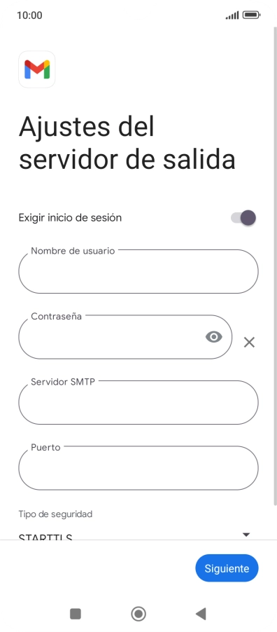 Pulsa el indicador junto a 