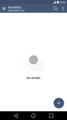 Pulsa la tecla de inicio para regresar a la pantalla de inicio.