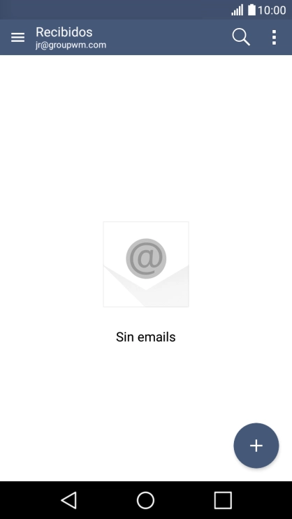 Pulsa la tecla de inicio para regresar a la pantalla de inicio.