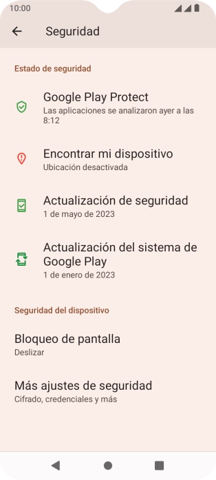 Pulsa Más ajustes de seguridad.