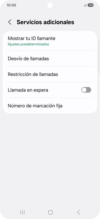 Pulsa el indicador junto a 