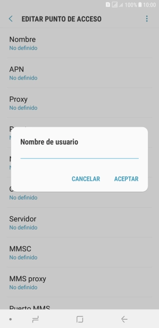 Introduce wap@wap y pulsa ACEPTAR.
