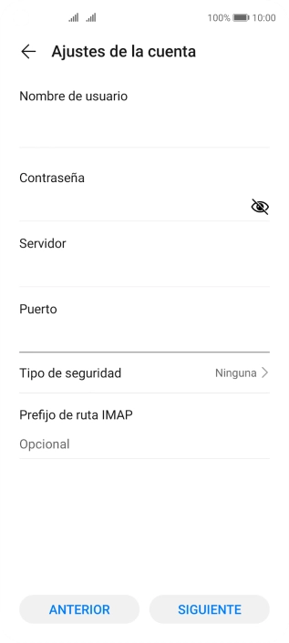 Pulsa Tipo de seguridad.