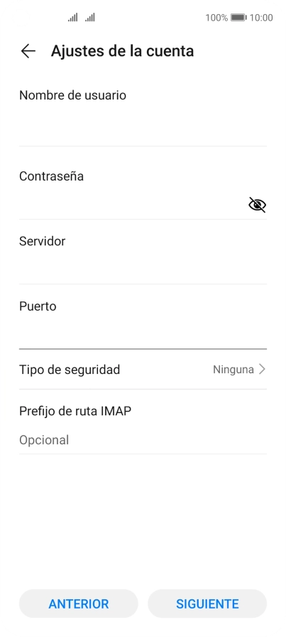 Pulsa Tipo de seguridad.