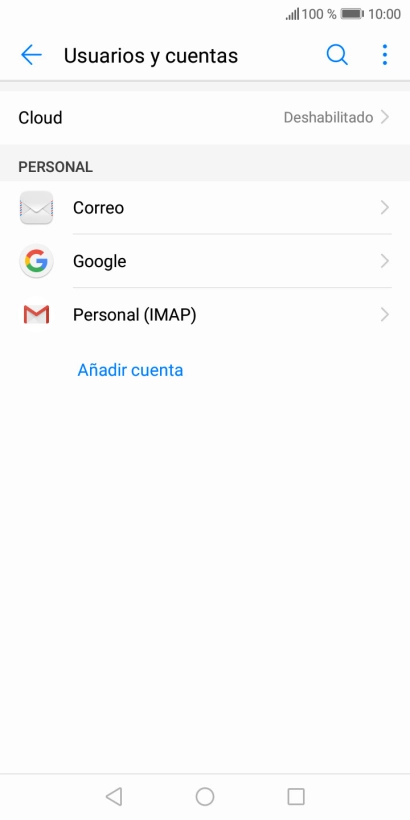 Pulsa el icono de menú.