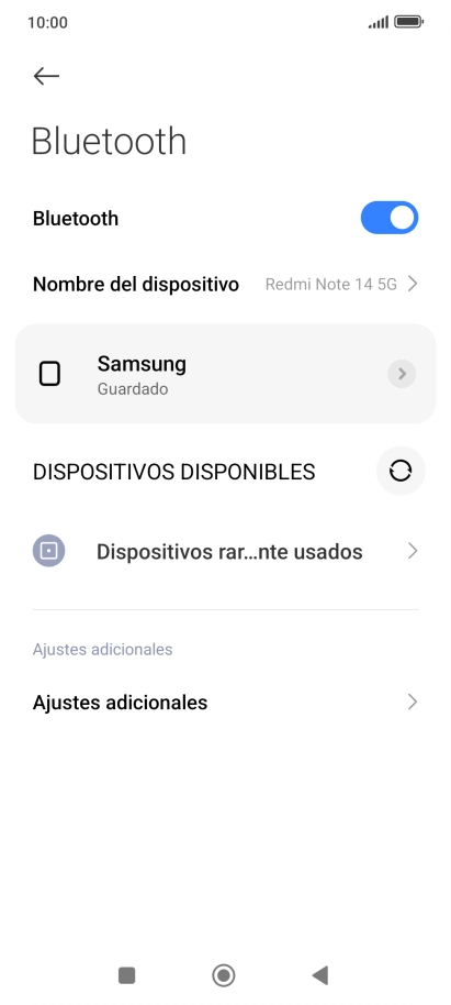 Pulsa la tecla de inicio para terminar y regresar a la pantalla de inicio.