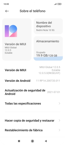 Pulsa Versión MIUI.