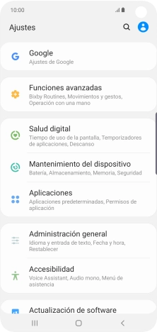 Pulsa Mantenimiento del dispositivo.
