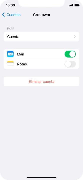 Pulsa Cuenta.